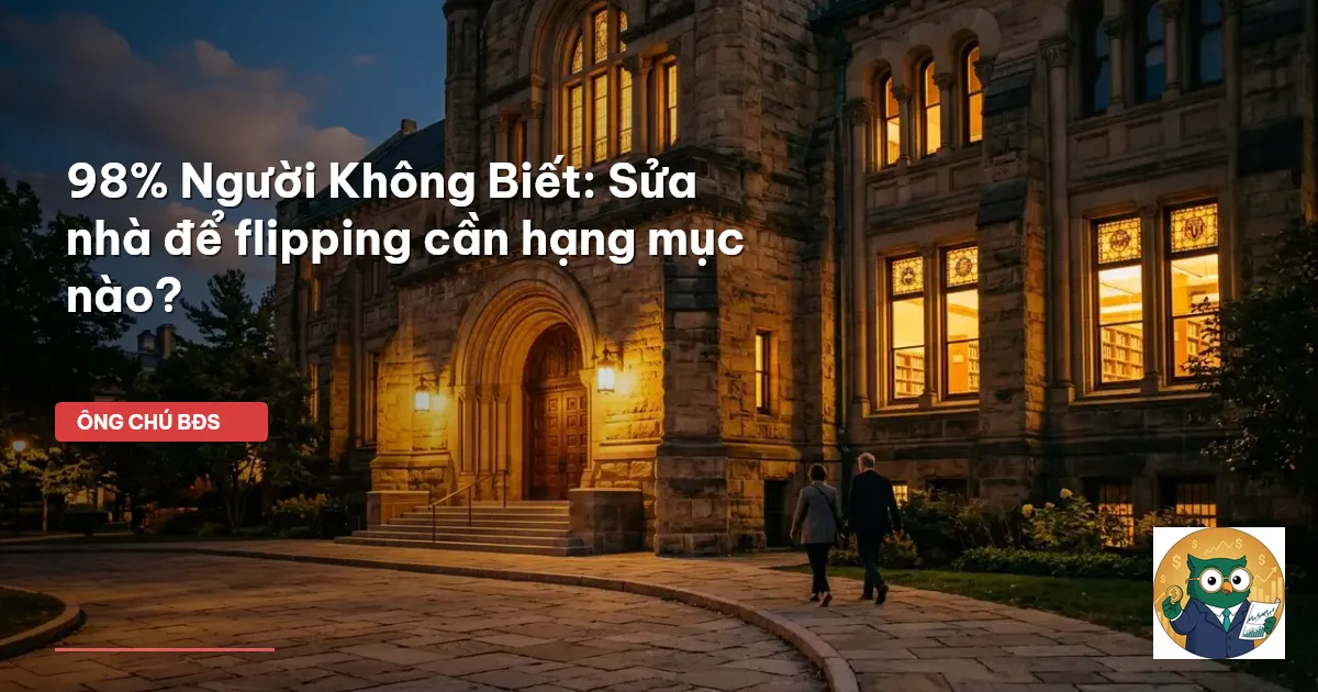sửa nhà flipping