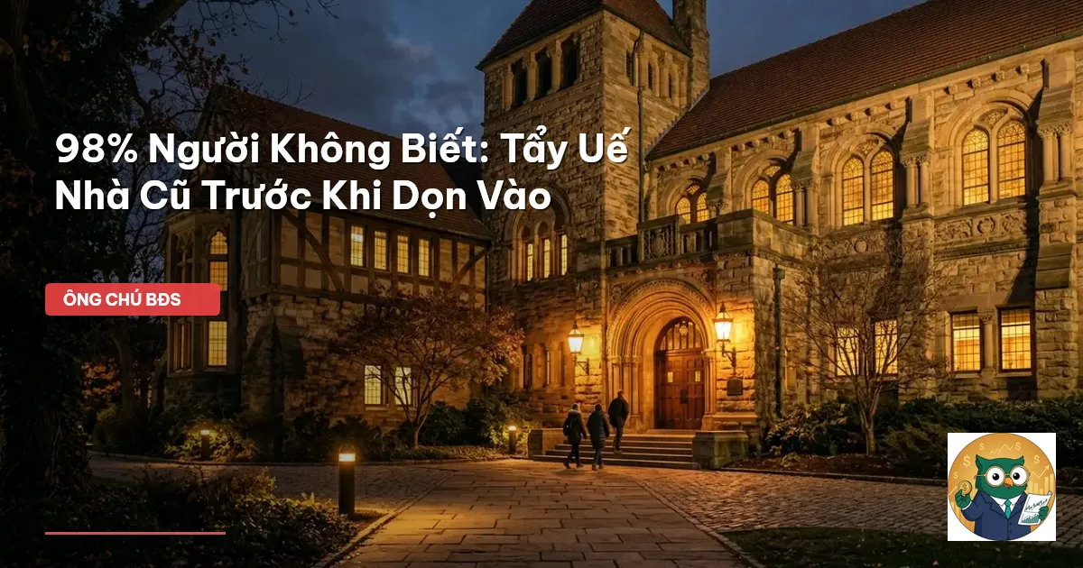 tẩy uế nhà cũ