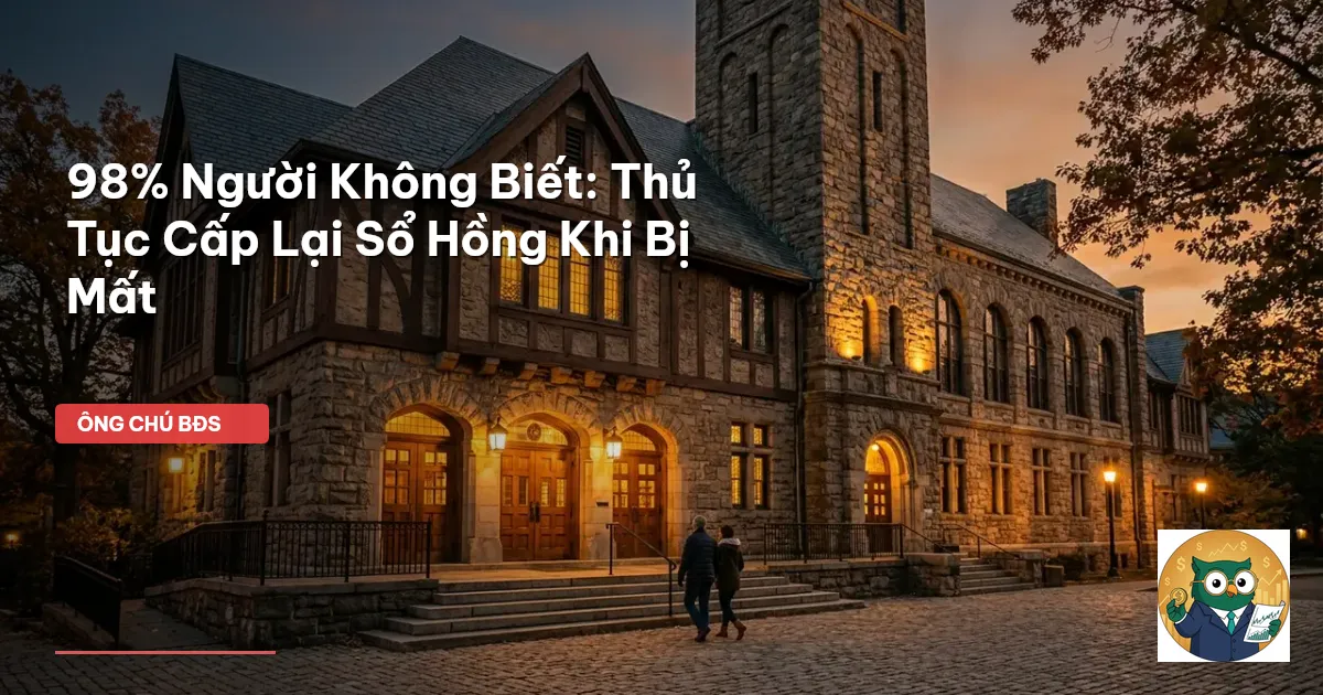 mất sổ hồng