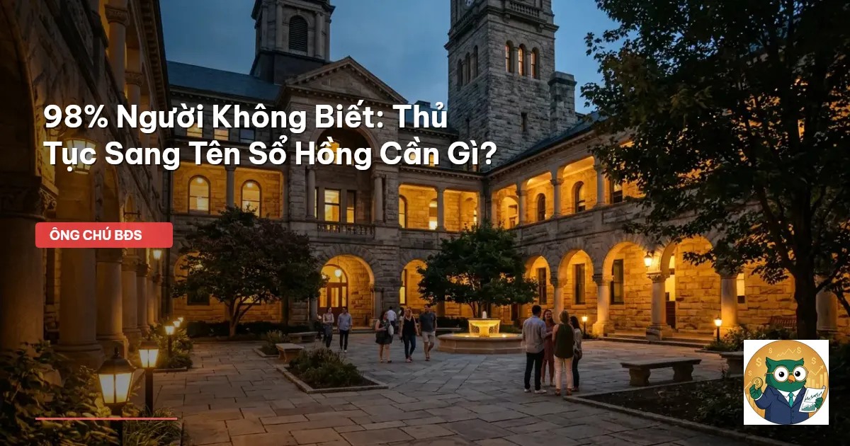 sang tên sổ hồng