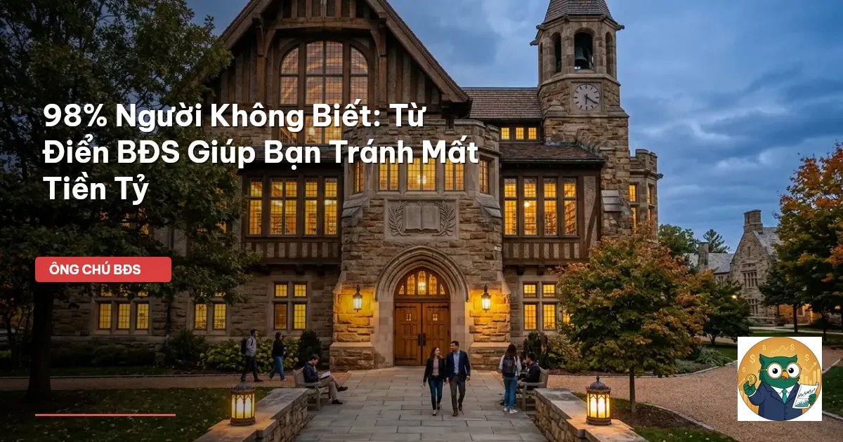 từ điển BĐS