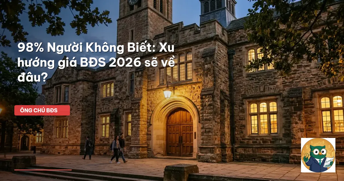 xu hướng giá BĐS 2026