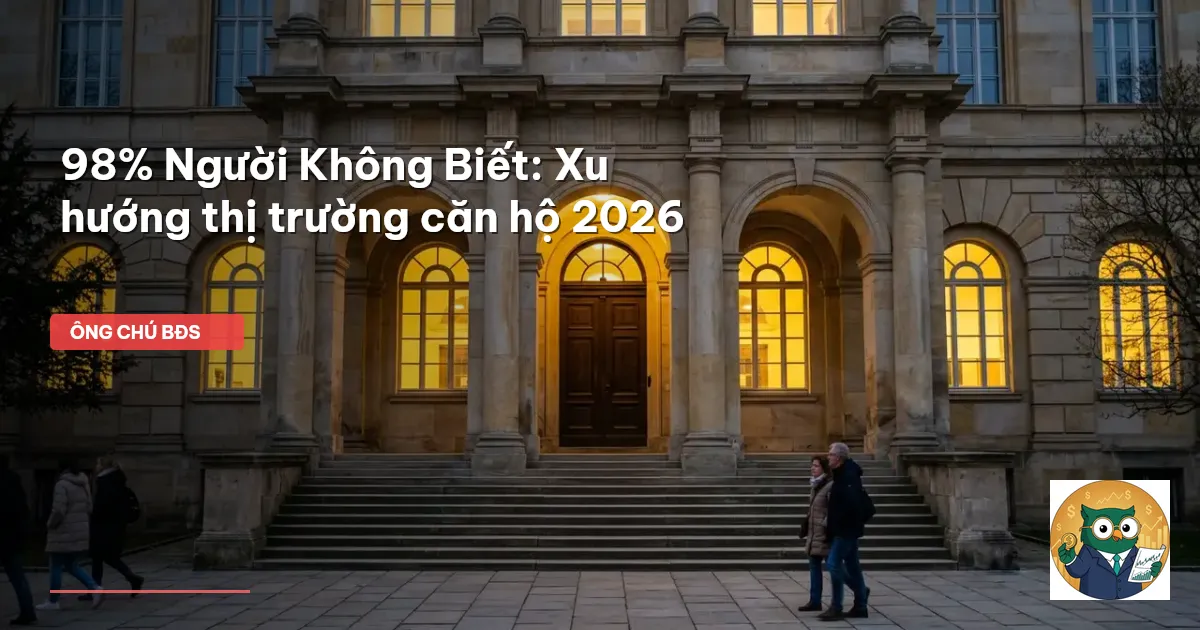 thị trường căn hộ chung cư