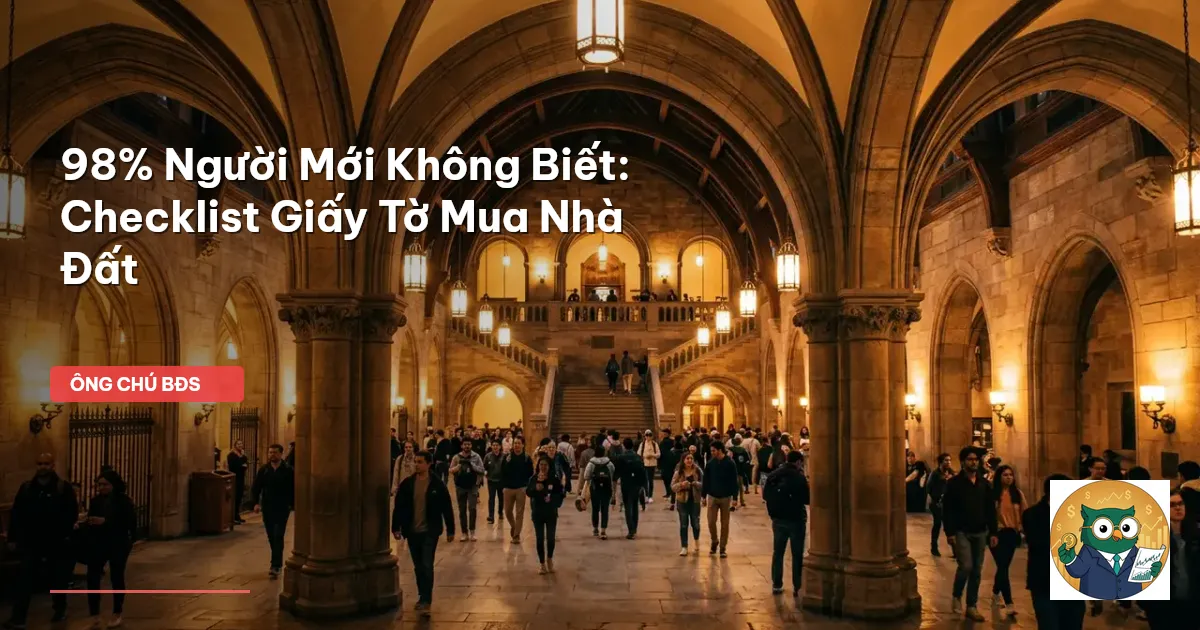 mua nhà đất cần những giấy tờ gì