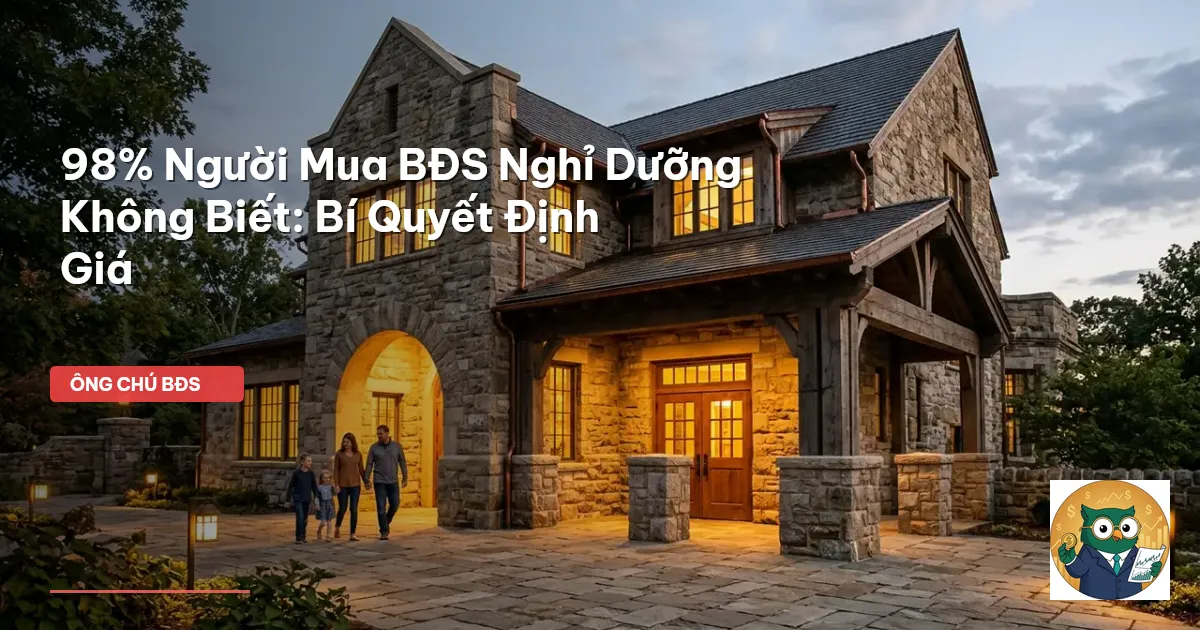định giá BĐS nghỉ dưỡng
