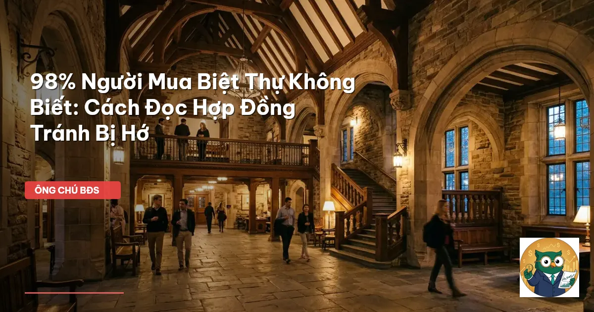 hợp đồng mua bán biệt thự