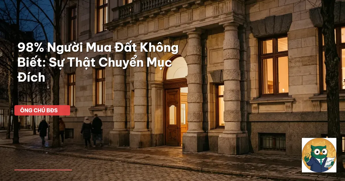 chuyển mục đích sử dụng đất