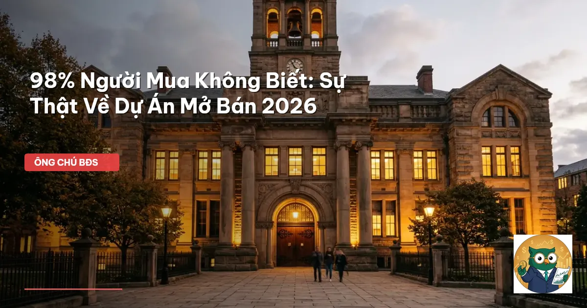dự án BĐS mới mở bán 2026