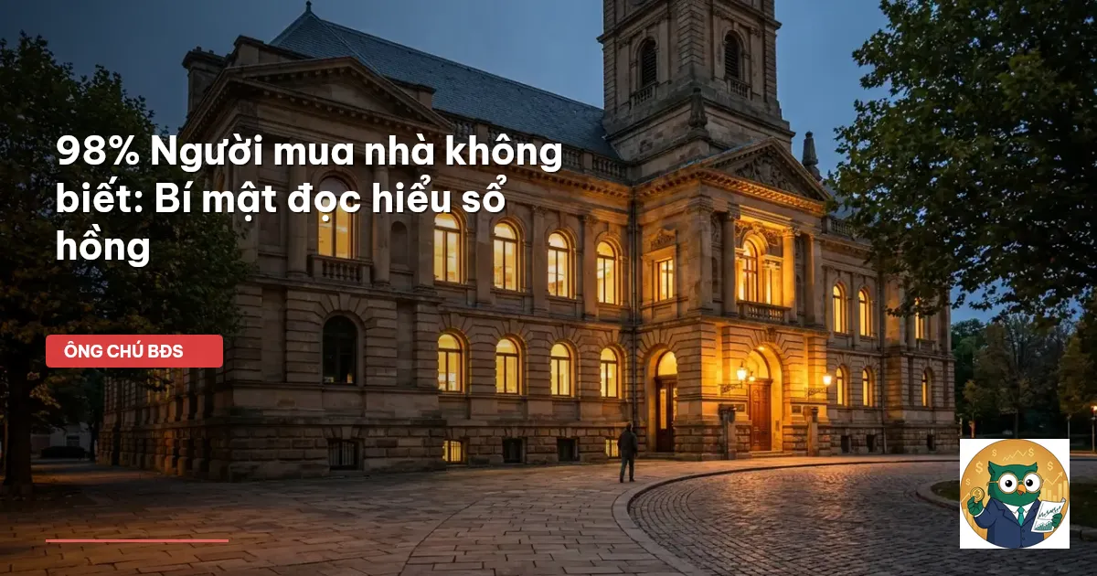 cách đọc sổ hồng