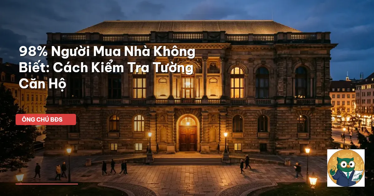 kiểm tra tường căn hộ