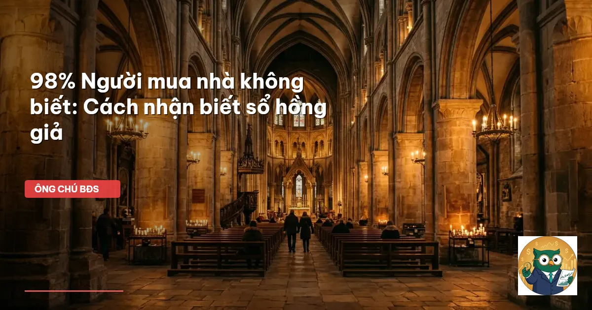 cách nhận biết sổ hồng giả