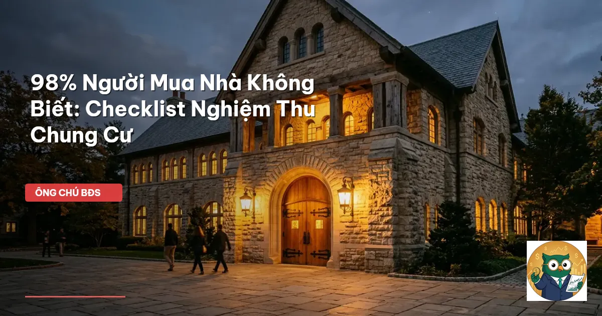 nghiệm thu chung cư