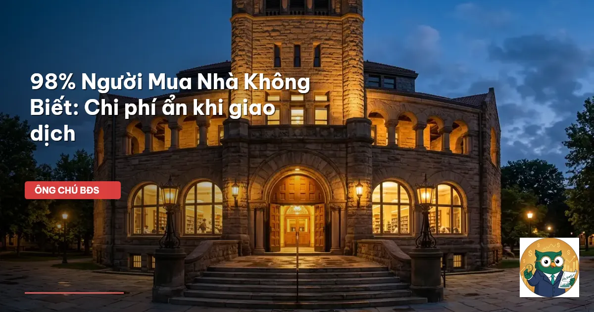 chi phí giao dịch BĐS