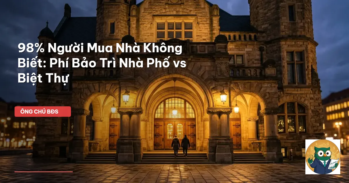 chi phí bảo trì nhà phố