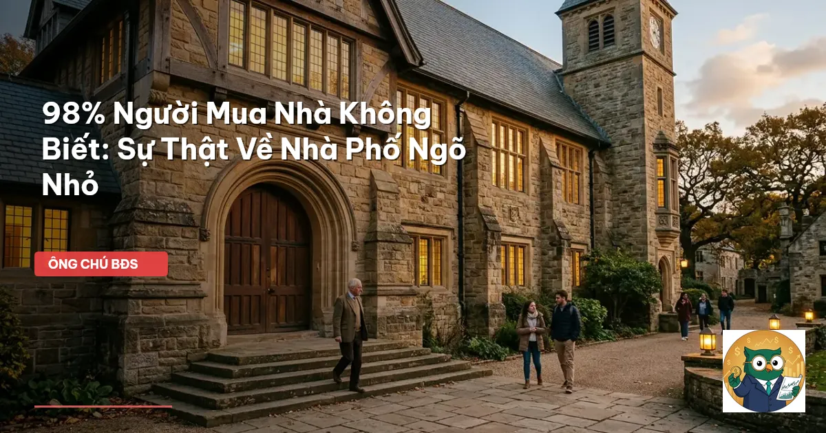 nhà phố ngõ nhỏ