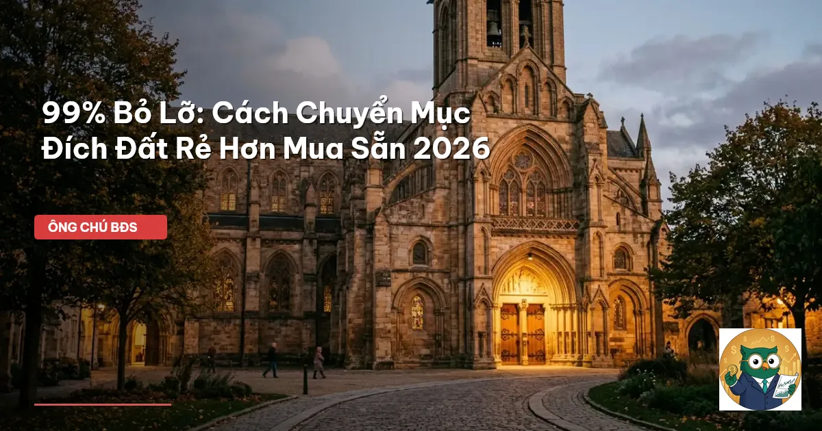 chuyển mục đích sử dụng đất