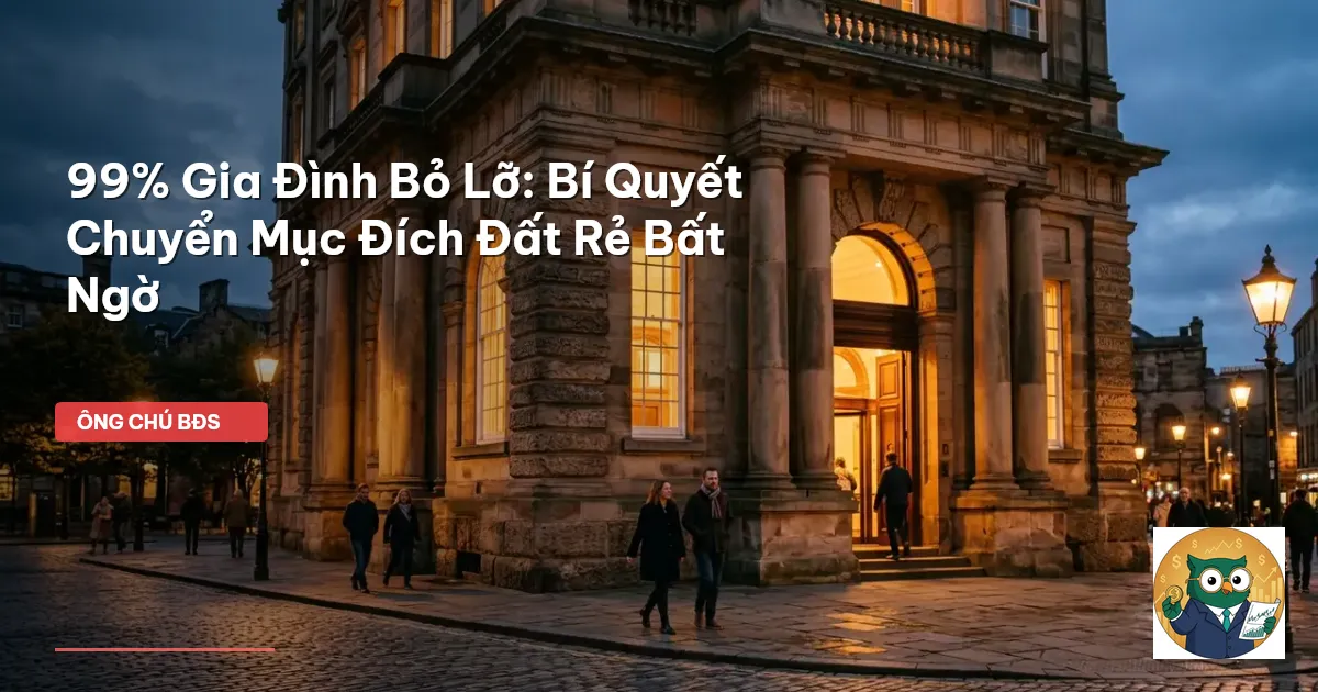 chuyển mục đích đất