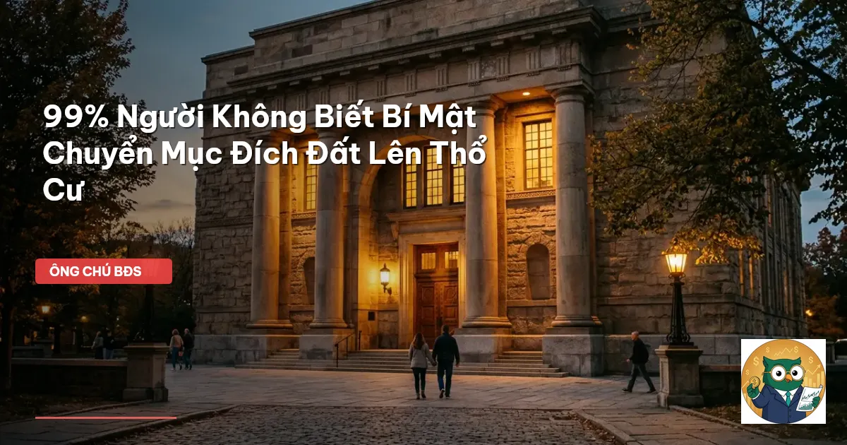 chuyển mục đích đất