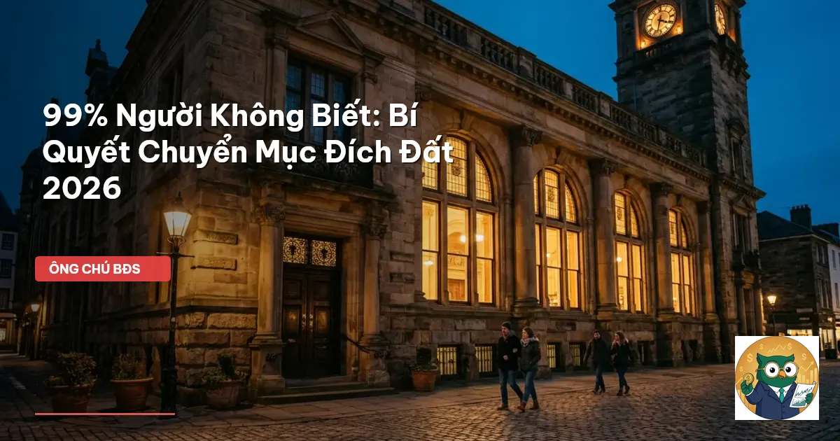 chuyển mục đích đất
