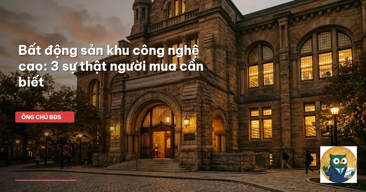 bất động sản khu công nghệ cao