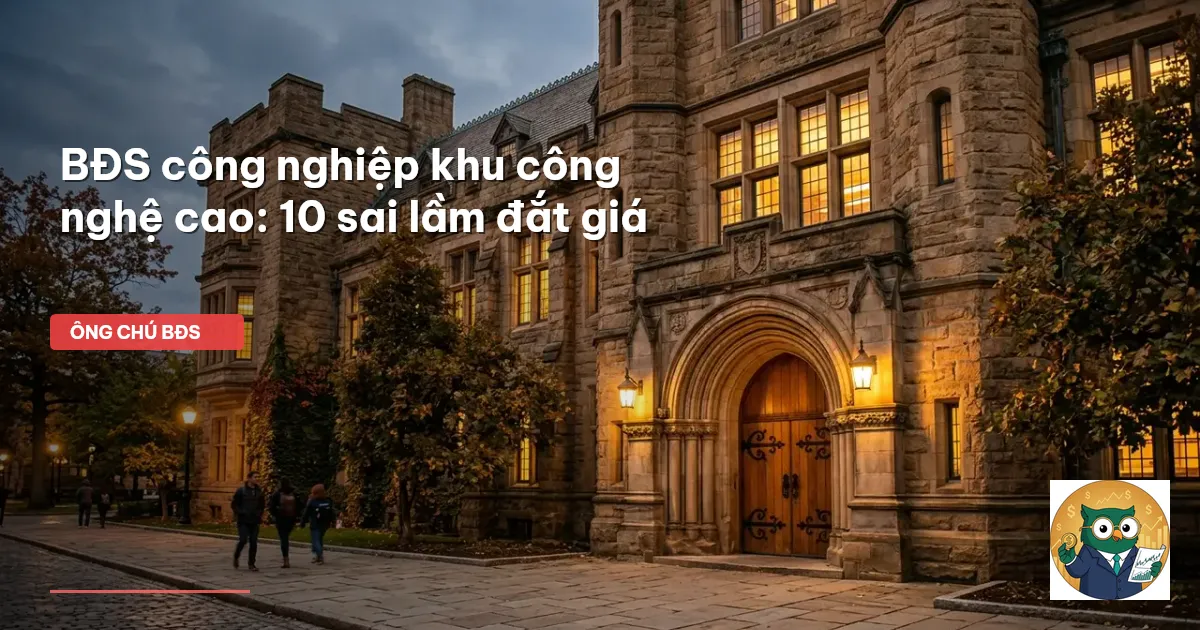 BĐS công nghiệp khu công nghệ cao