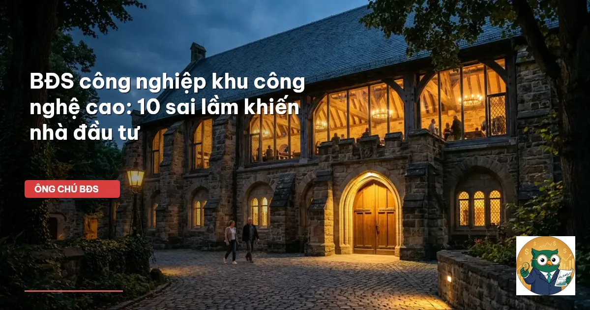 BĐS công nghiệp khu công nghệ cao