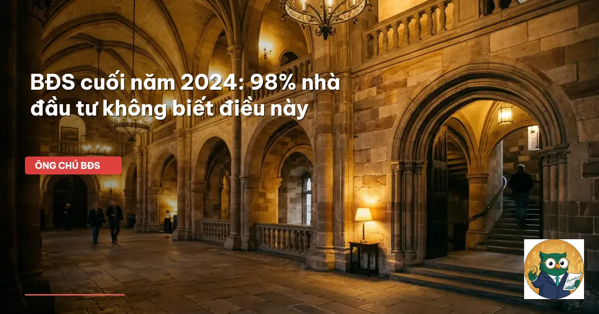 bất động sản cuối năm 2024