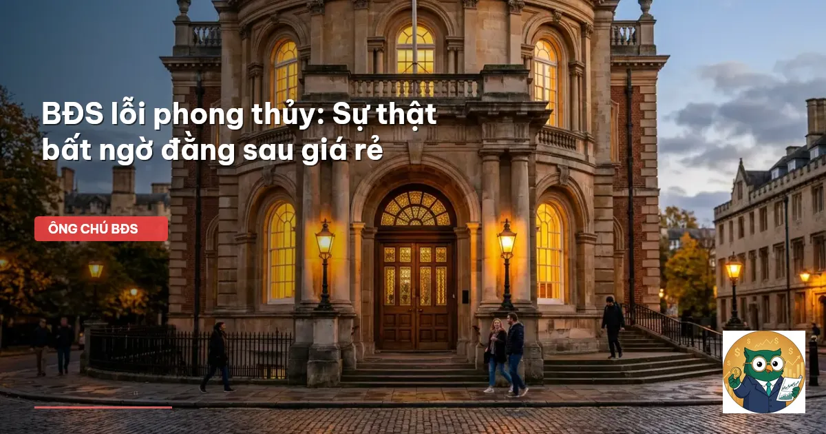 bất động sản lỗi phong thủy