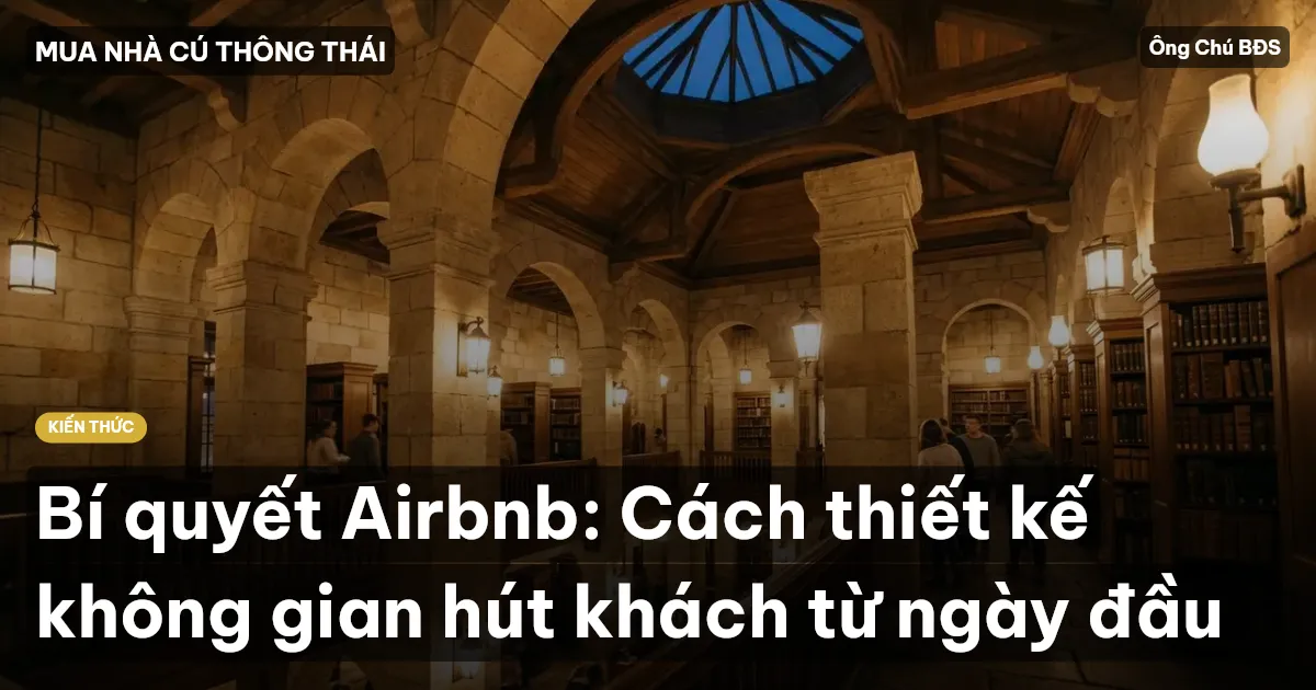 Bí quyết Airbnb: Cách thiết kế không gian hút khách từ ngày đầu