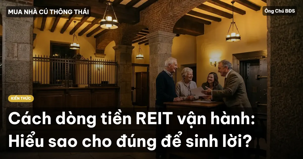 Cách dòng tiền REIT vận hành: Hiểu sao cho đúng để sinh lời?
