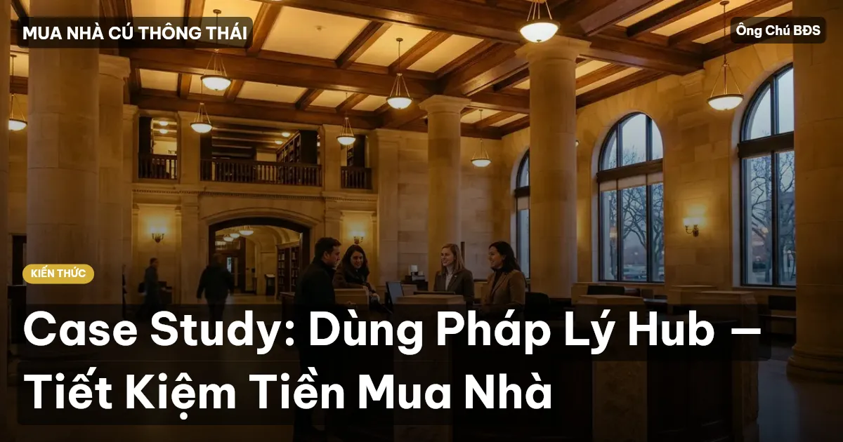 Case Study: Dùng Pháp Lý Hub — Tiết Kiệm Tiền Mua Nhà