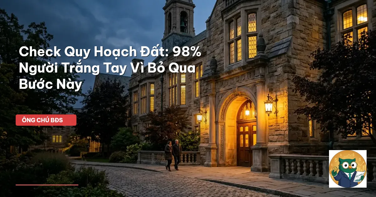 check quy hoạch đất