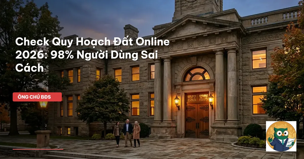 check quy hoạch đất online 2026