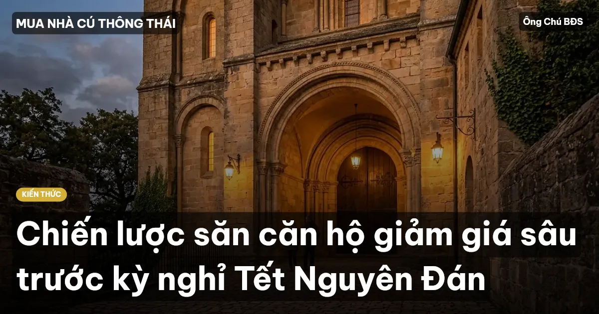 Chiến lược săn căn hộ giảm giá sâu trước kỳ nghỉ Tết Nguyên Đán