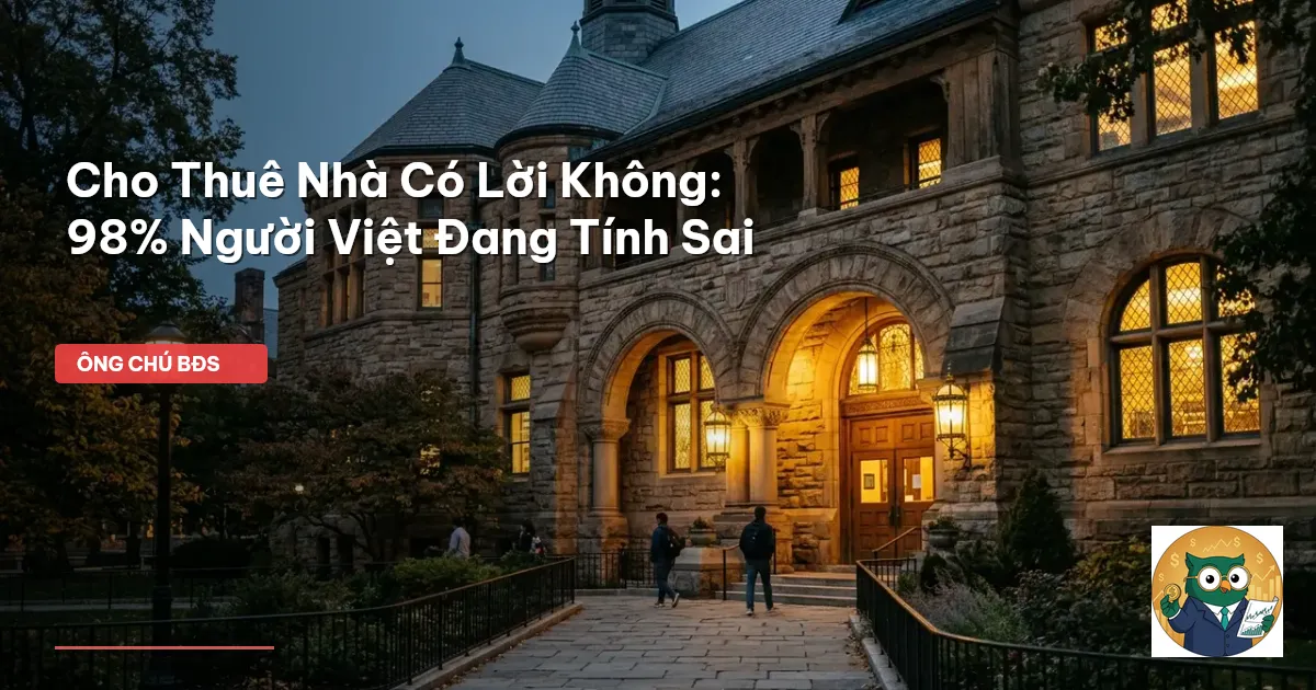 cho thuê nhà có lời không