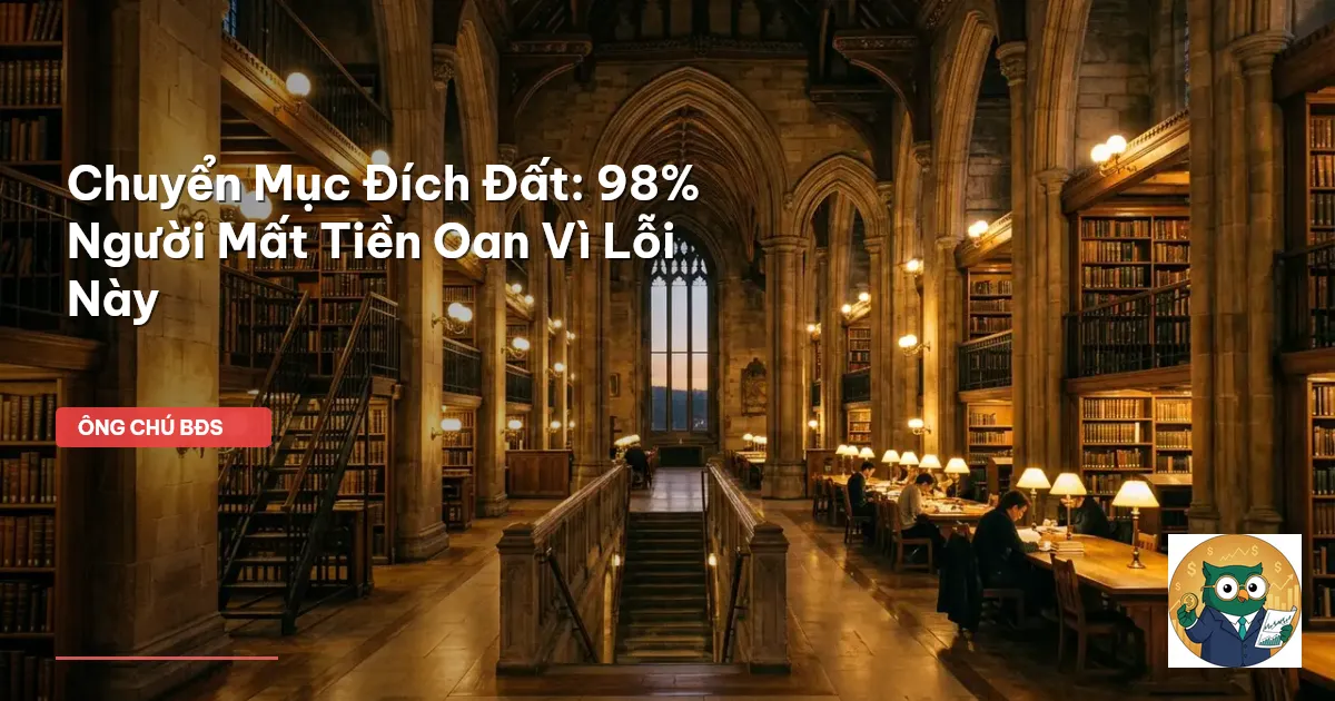 chuyển mục đích sử dụng đất