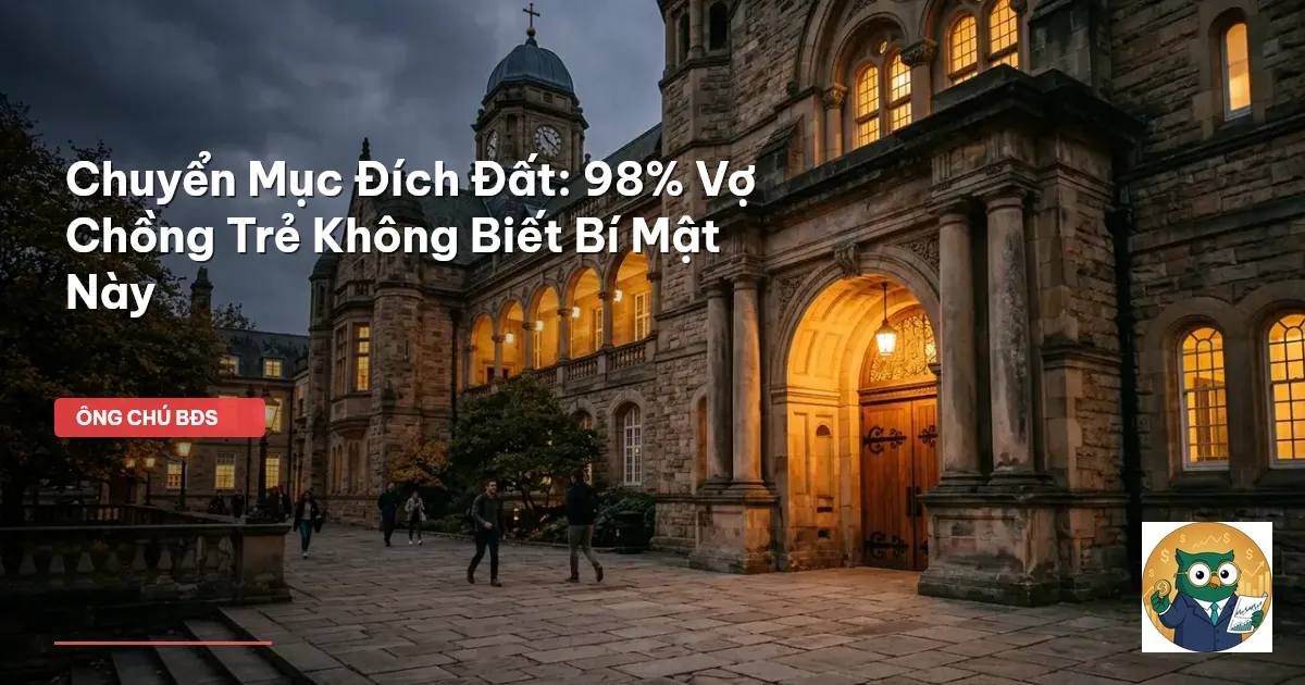 chuyển mục đích sử dụng đất