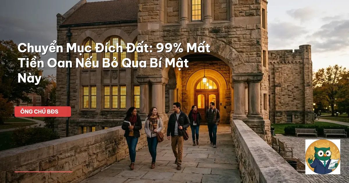 chuyển mục đích đất