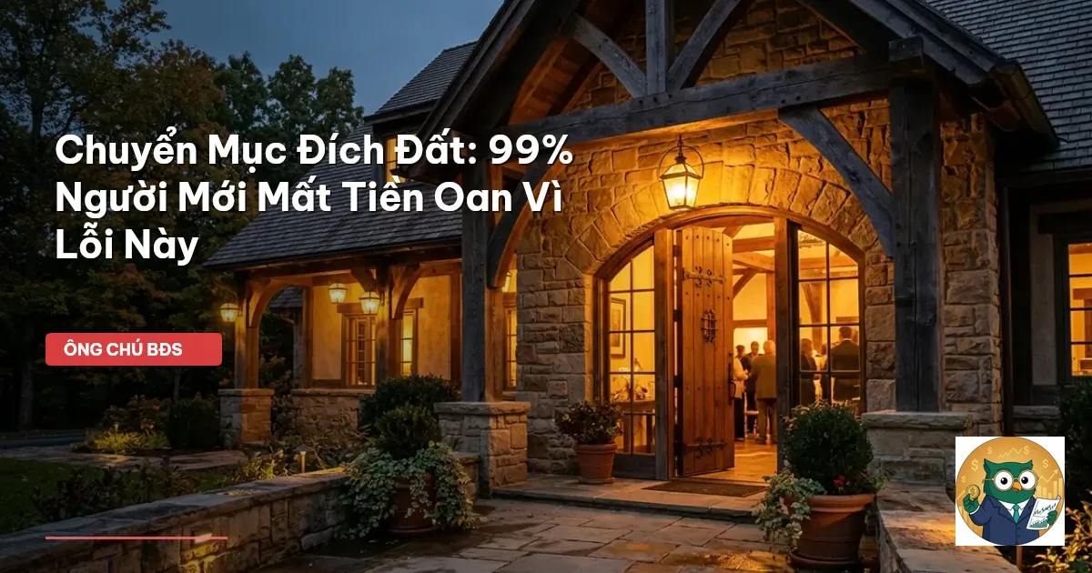 chuyển mục đích sử dụng đất