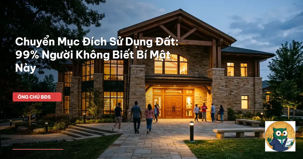 chuyển mục đích sử dụng đất