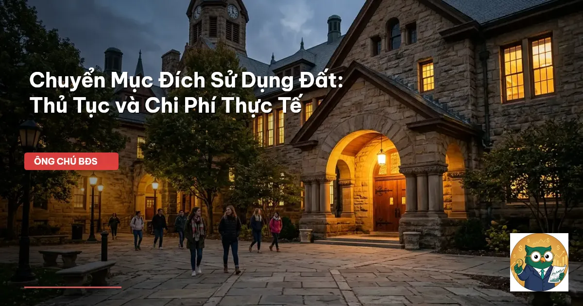 chuyển mục đích sử dụng đất