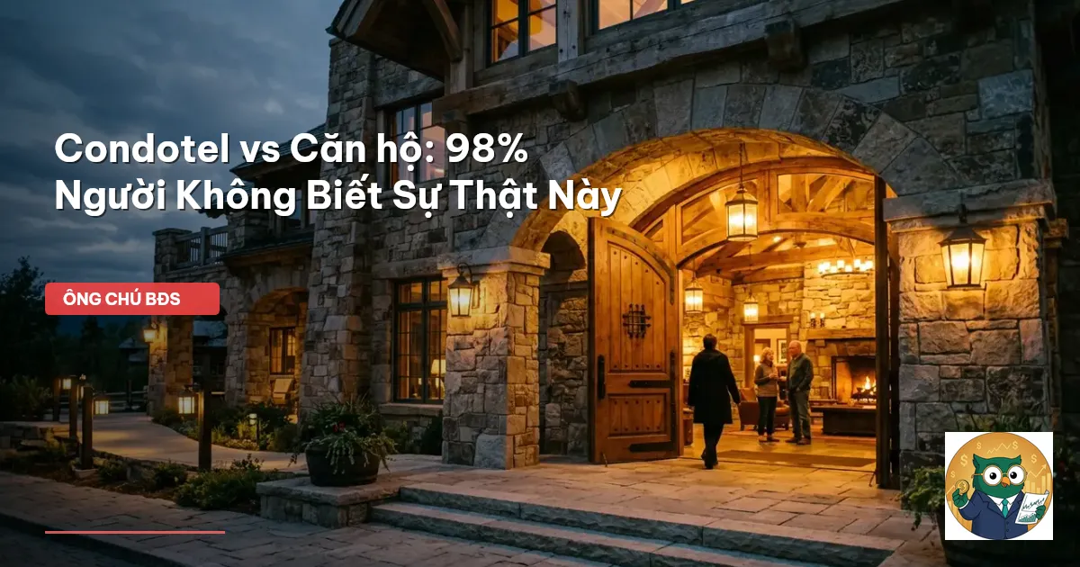 phân biệt condotel và căn hộ