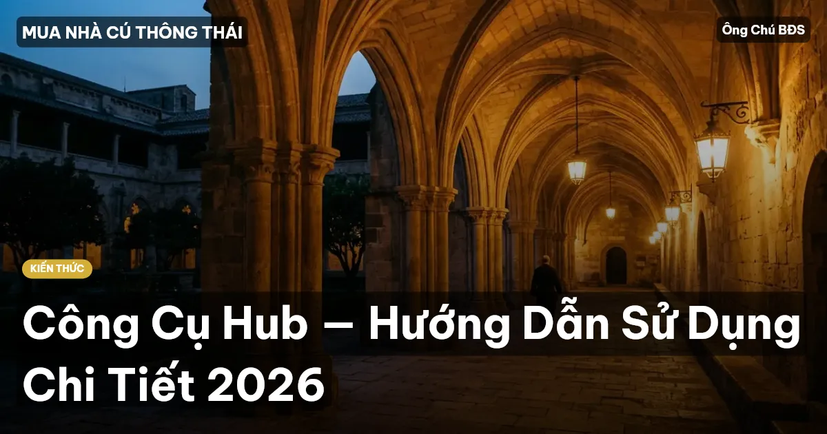 Công Cụ Hub — Hướng Dẫn Sử Dụng Chi Tiết 2026