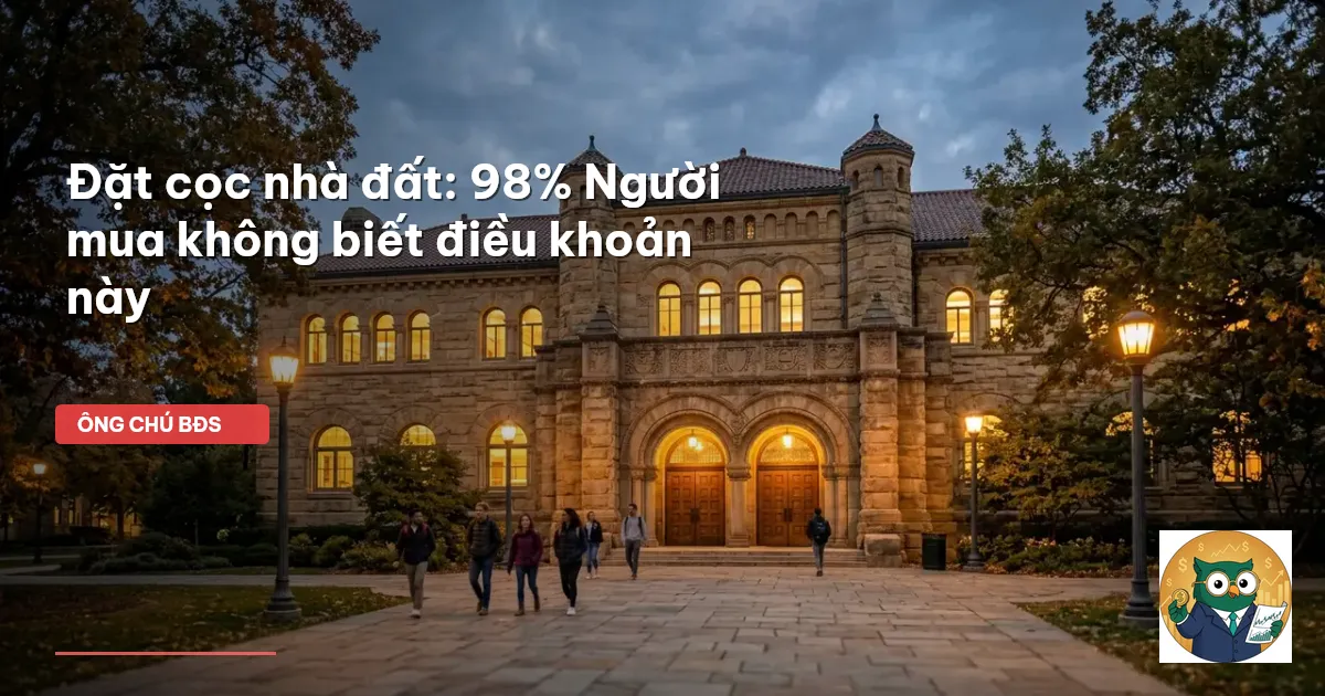 đặt cọc nhà đất