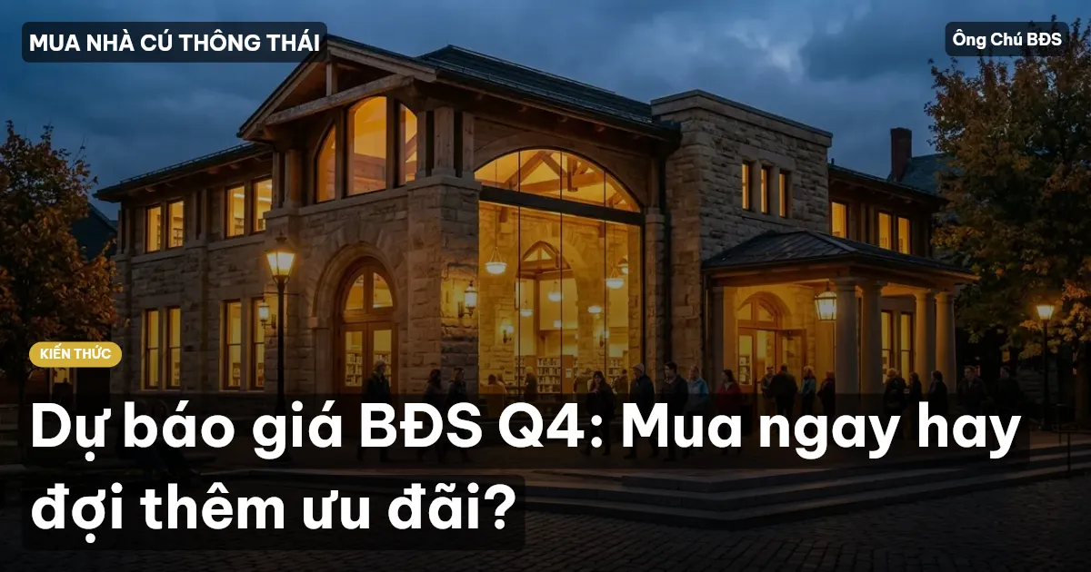 Dự báo giá BĐS Q4: Mua ngay hay đợi thêm ưu đãi?