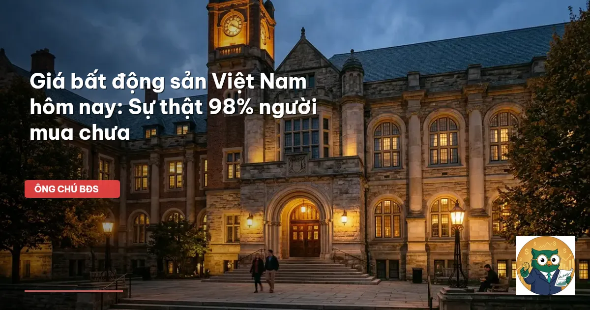 giá bất động sản Việt Nam hôm nay