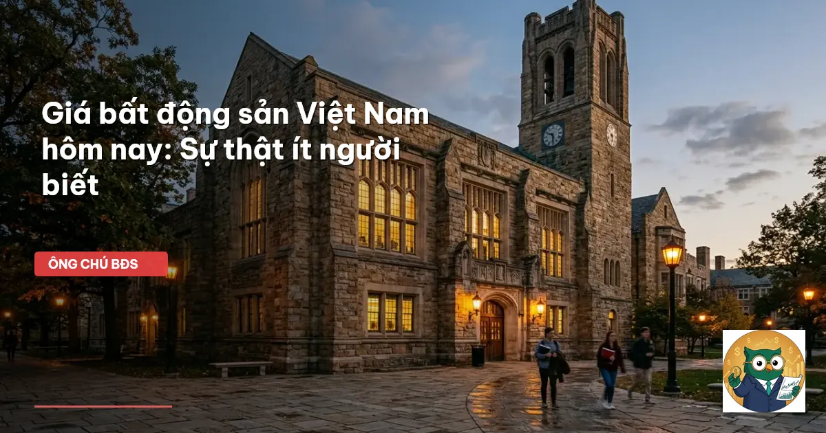 giá bất động sản Việt Nam hôm nay
