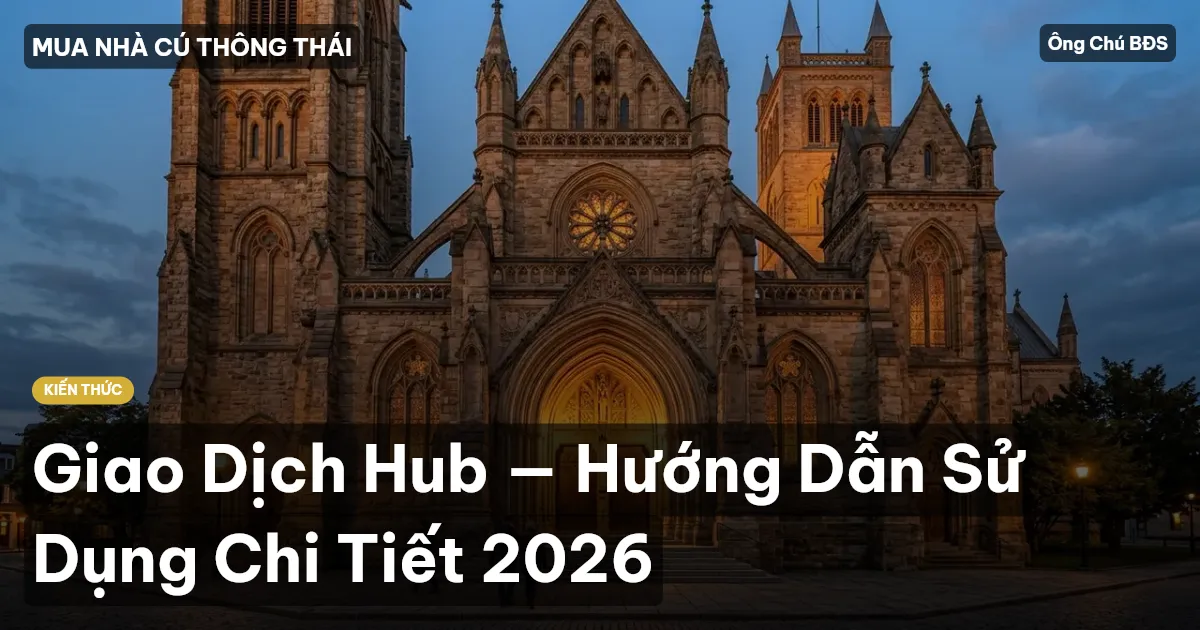 Giao Dịch Hub — Hướng Dẫn Sử Dụng Chi Tiết 2026