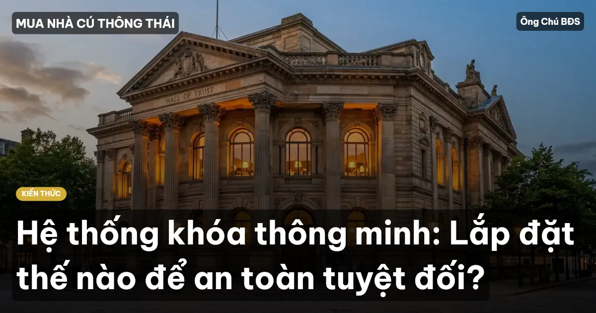 Hệ thống khóa thông minh: Lắp đặt thế nào để an toàn tuyệt đối?
