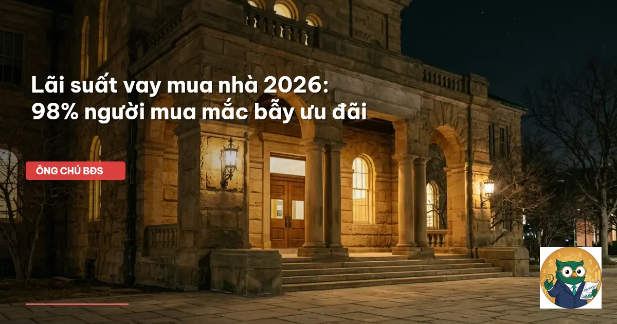 lãi suất vay mua nhà 2026